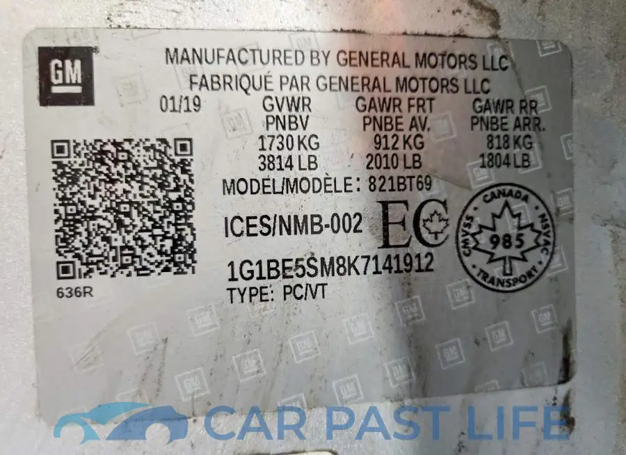 1G1BE5SM8K7141912# 12