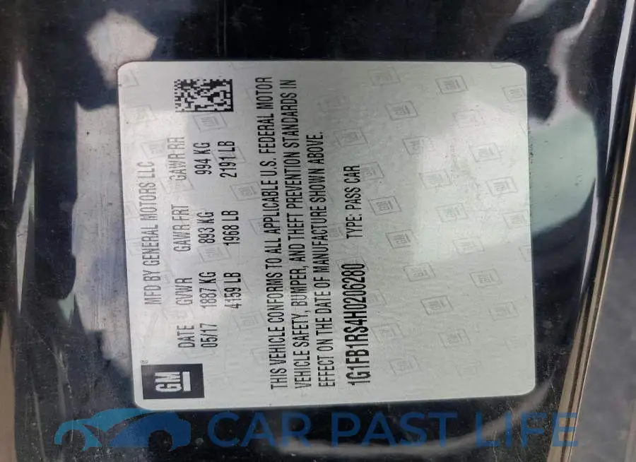 1G1FB1RS4H0206280# 12