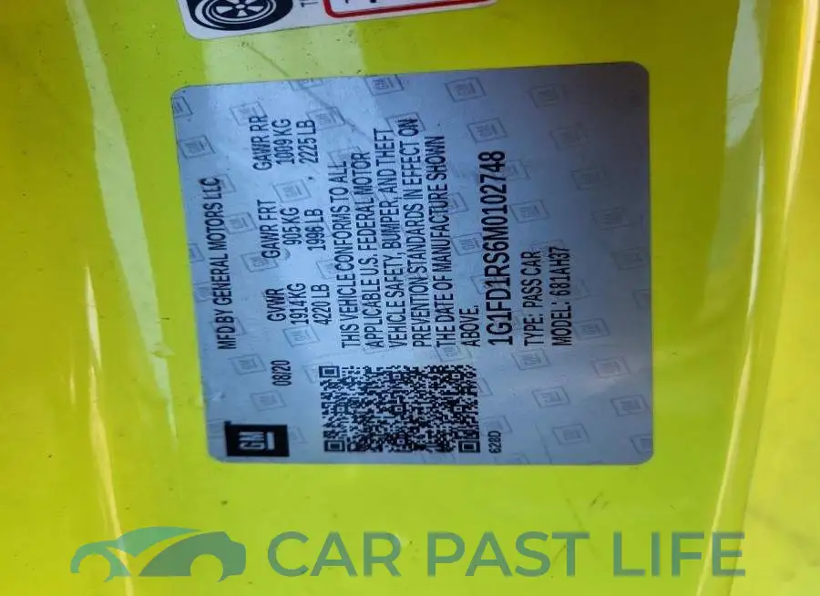 1G1FD1RS6M0102748# 12