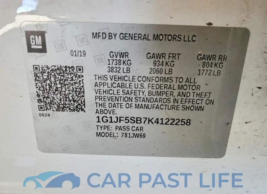 1G1JF5SB7K4122258# 12