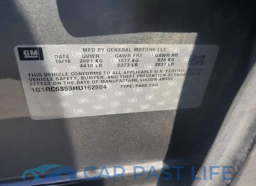 1G1RC6S53HU162504# 12