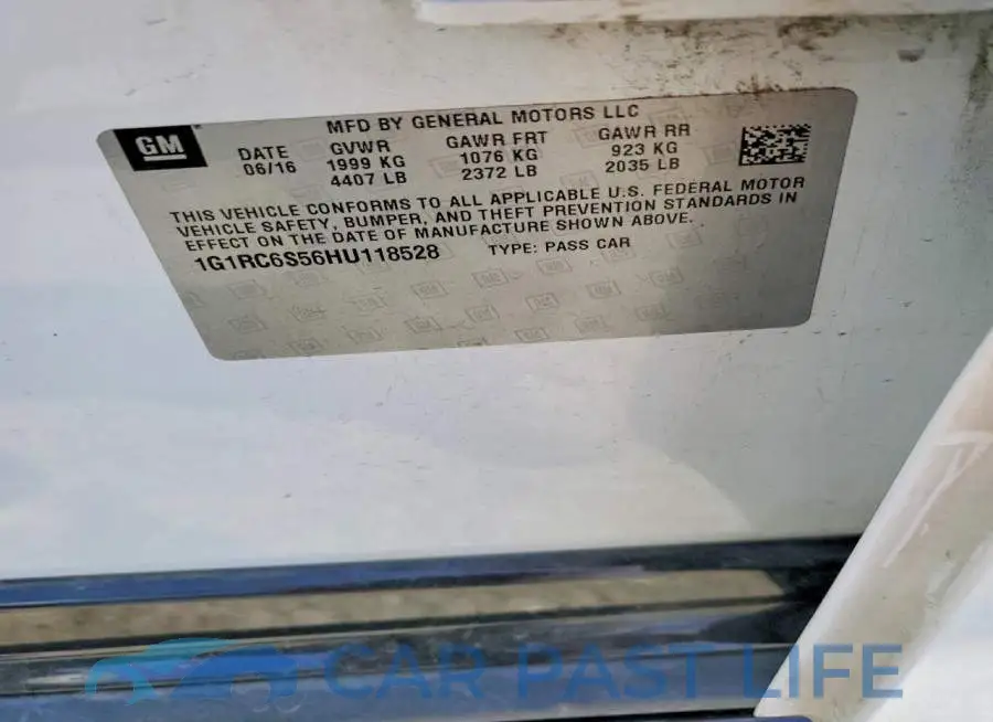 1G1RC6S56HU118528# 12