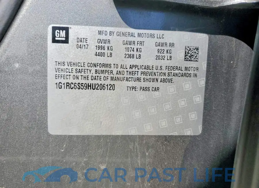 1G1RC6S59HU206120# 12