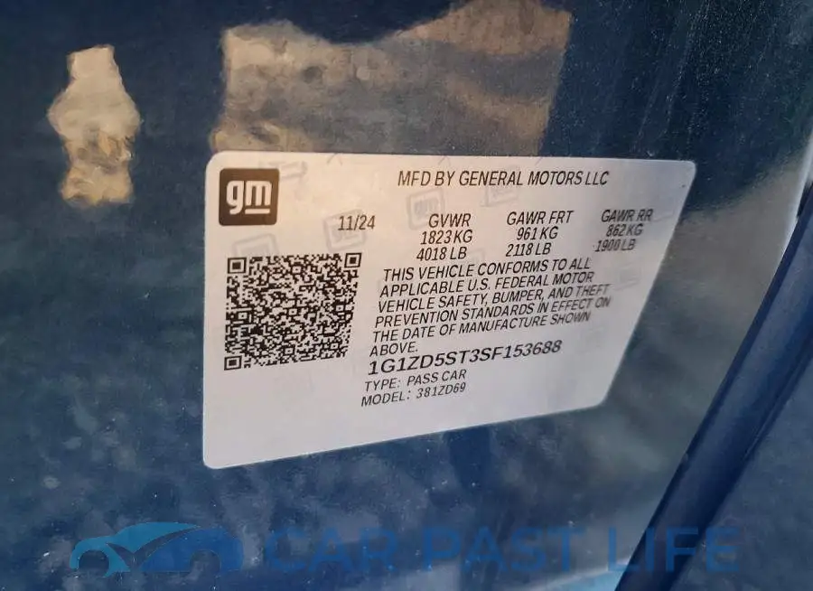 1G1ZD5ST3SF153688# 12