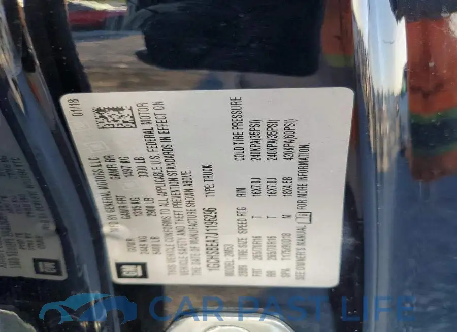 1GCHSBEA7J1196296# 12