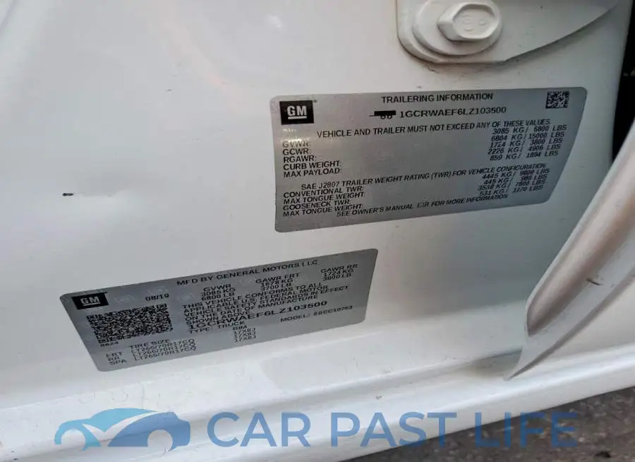 1GCRWAEF6LZ103500# 12