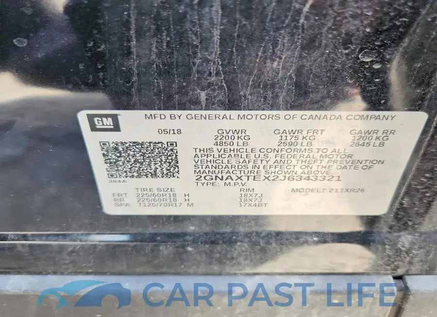 2GNAXTEX2J6343321# 13