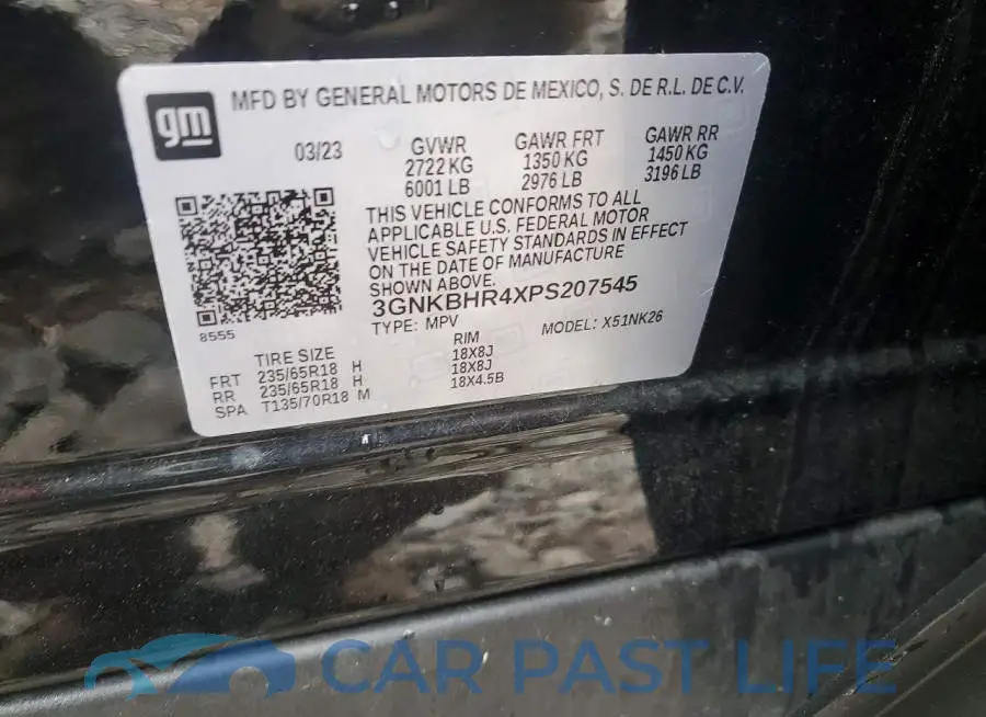 3GNKBHR4XPS207545# 13