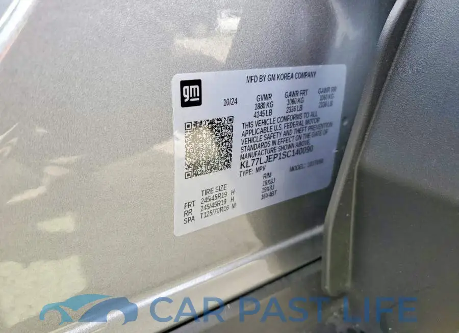 KL77LJEP1SC140090# 12