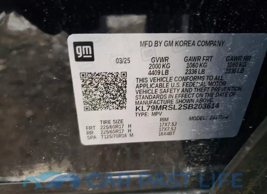 KL79MRSL2SB203614# 13