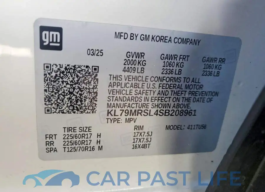 KL79MRSL4SB208961# 13