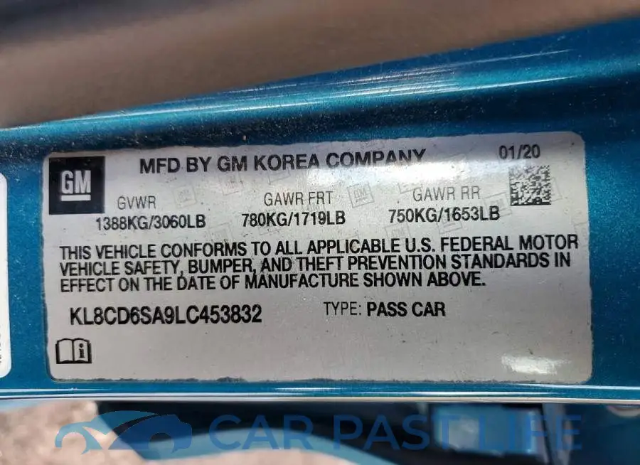 KL8CD6SA9LC453832# 12