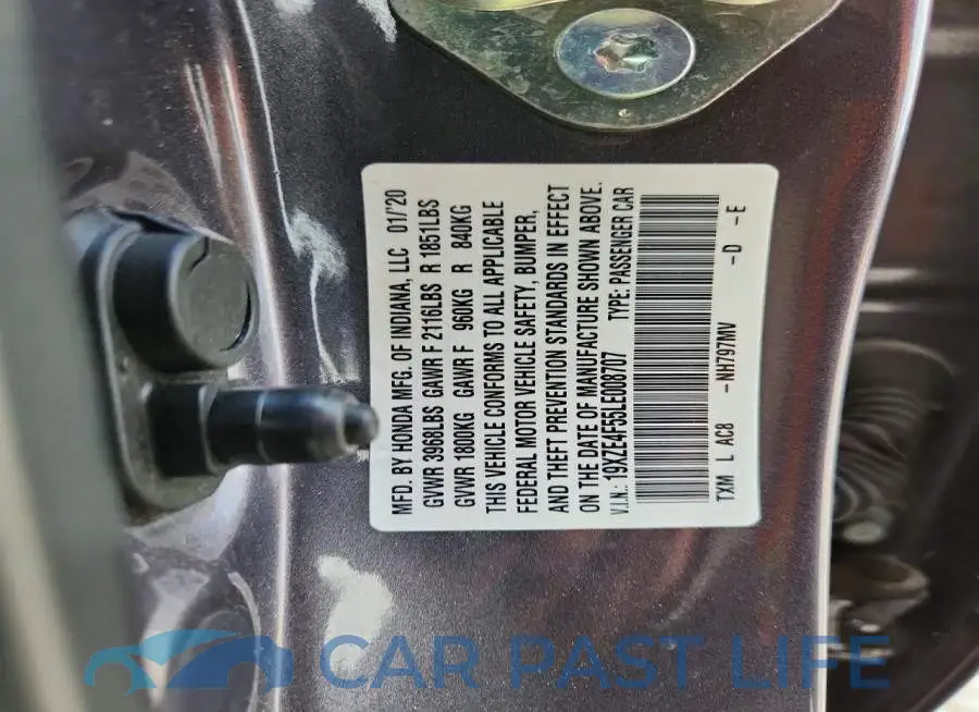 19XZE4F55LE008707# 12