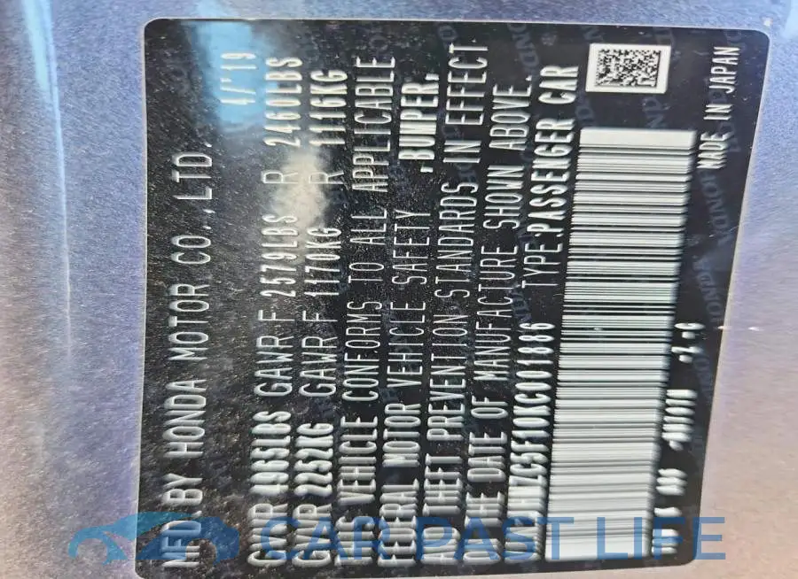 JHMZC5F10KC001886# 12