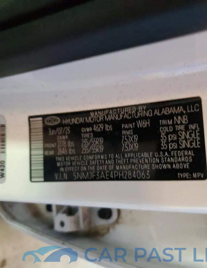 5NMJF3AE4PH284063# 14