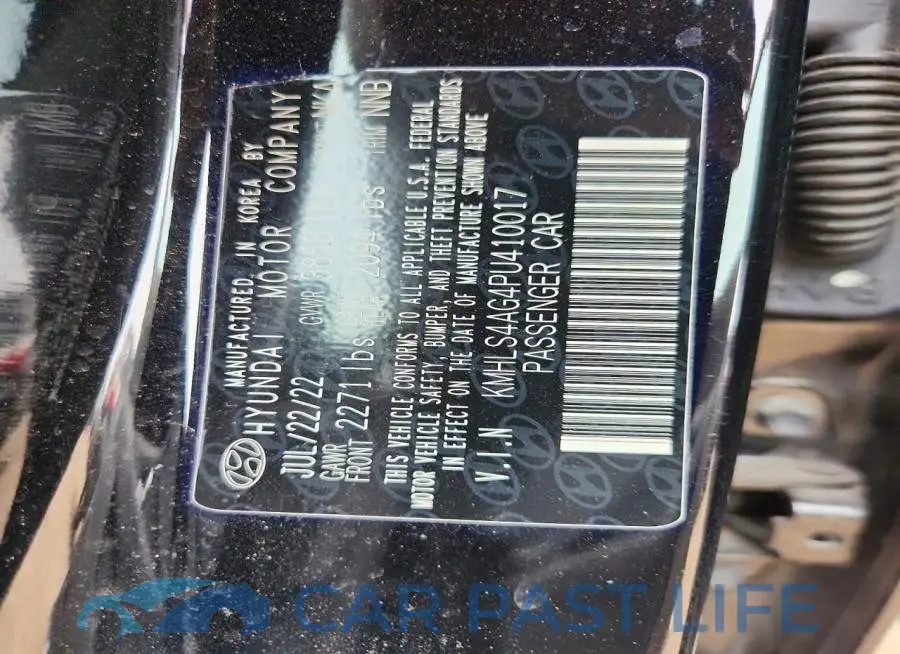 KMHLS4AG4PU410017# 12