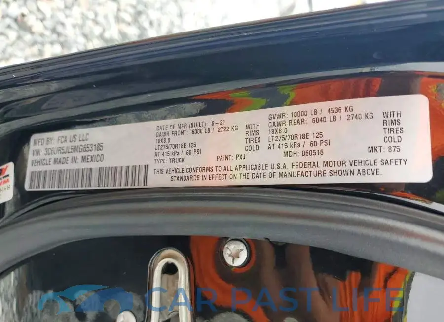 3C6UR5JL5MG653185# 12