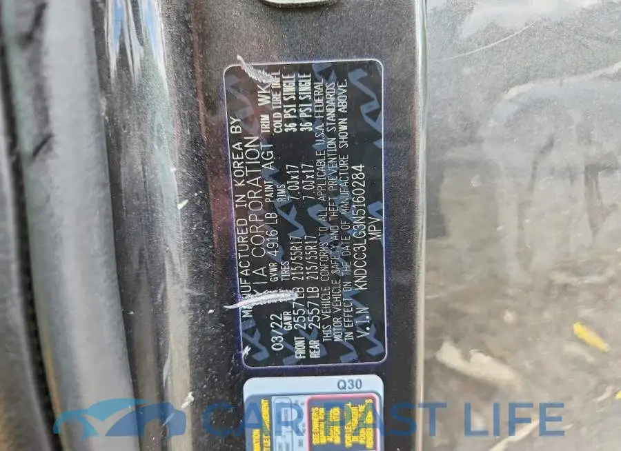 KNDCC3LG3N5160284# 13