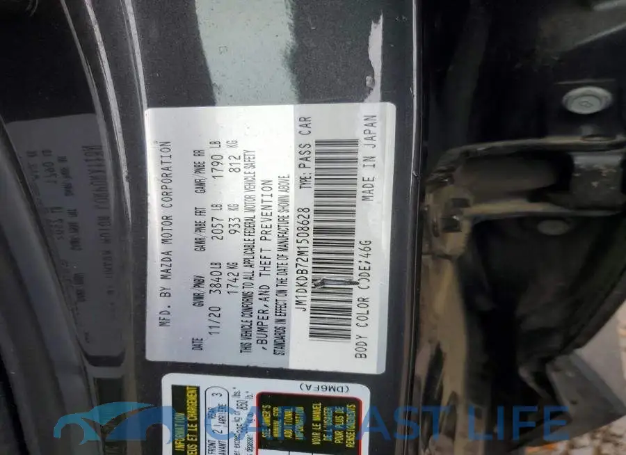 JM1DKDB72M1508628# 12