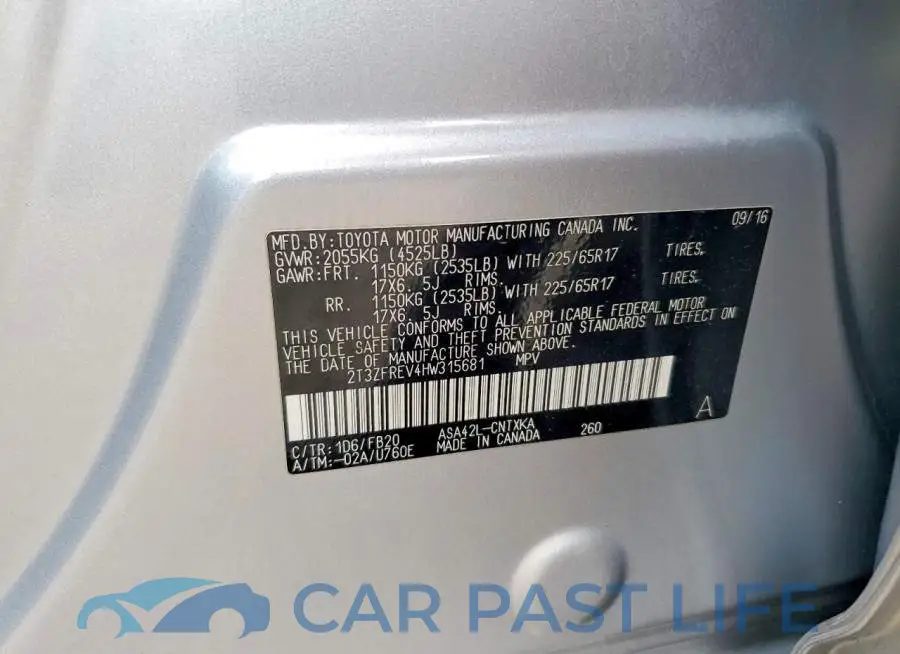 2T3ZFREV4HW315681# 13