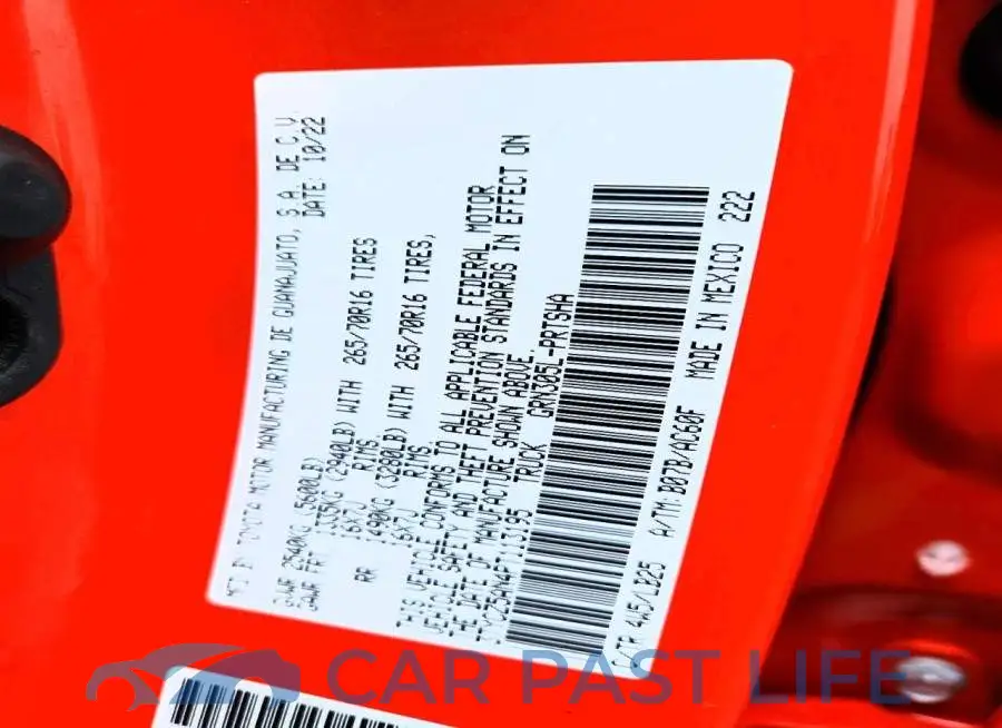 3TYCZ5AN4PT113195# 14