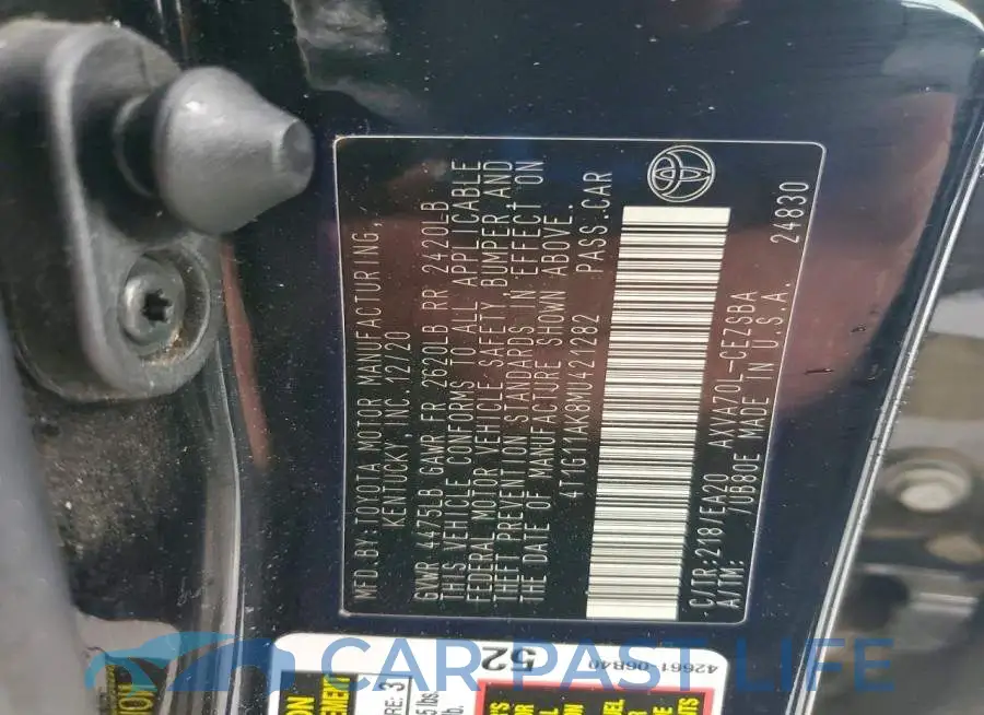 4T1G11AK8MU421282# 12