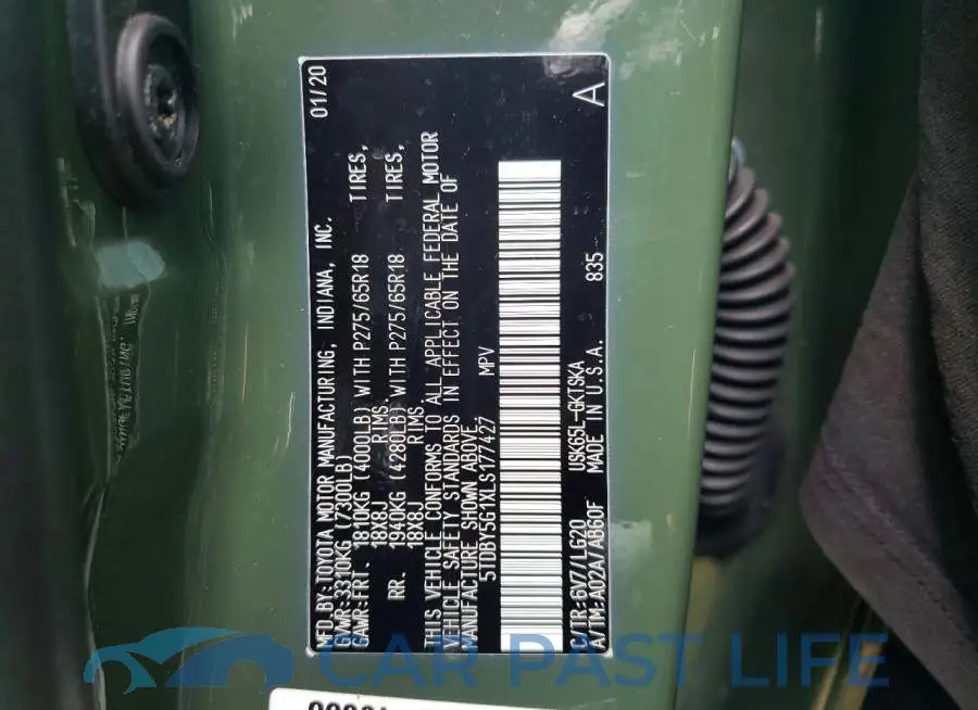 5TDBY5G1XLS177427# 13