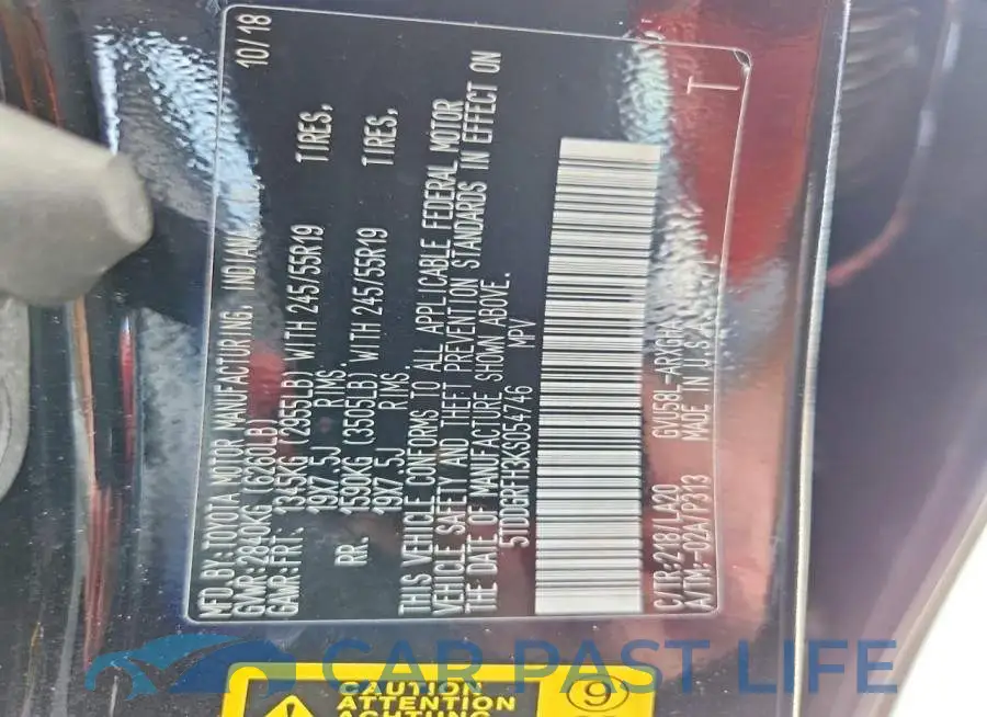 5TDDGRFH3KS054746# 13