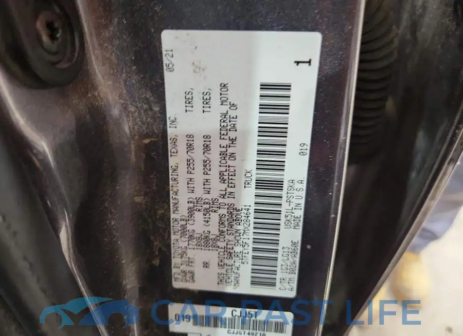 5TFEY5F17MX284641# 12