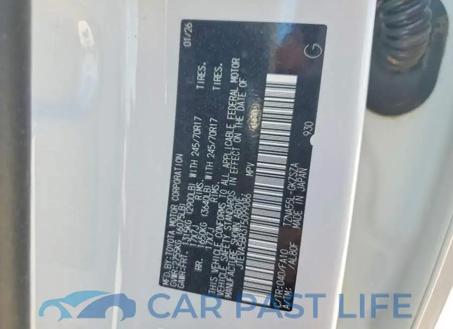 JTEVA5BR3T5099086# 13