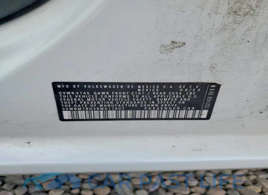 3VWBM7BU3RM011507# 12
