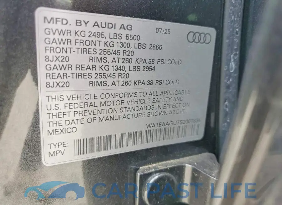 WA1EAAGU7S2061834# 14