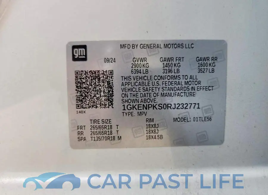 1GKENPKS0RJ232771# 14