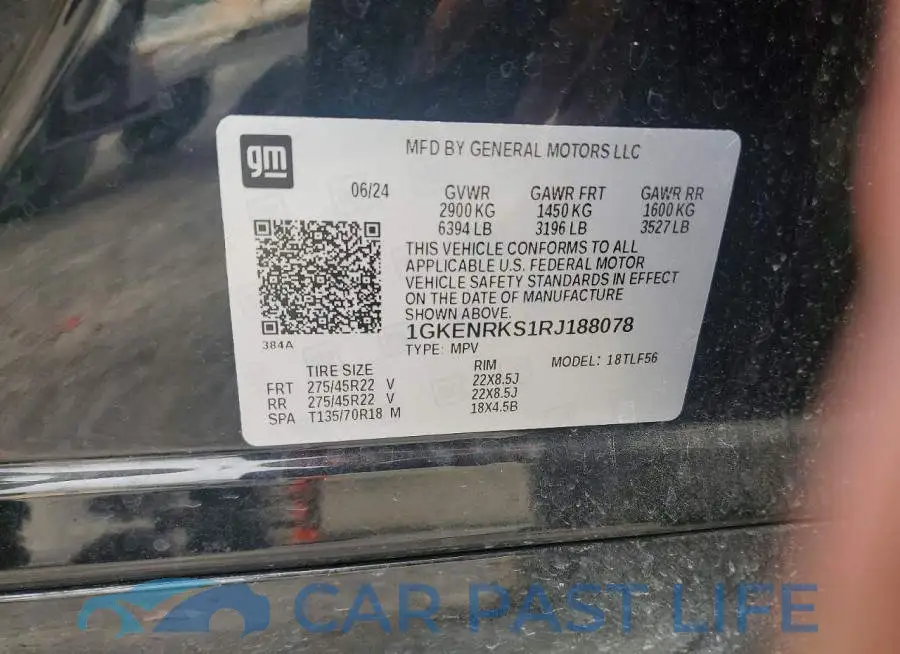 1GKENRKS1RJ188078# 12