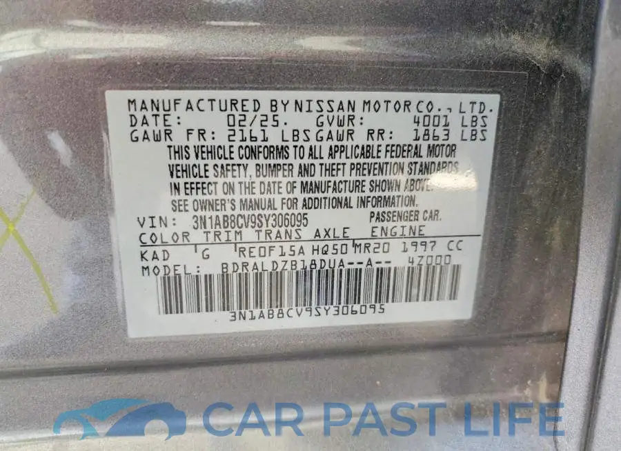 3N1AB8CV9SY306095# 12
