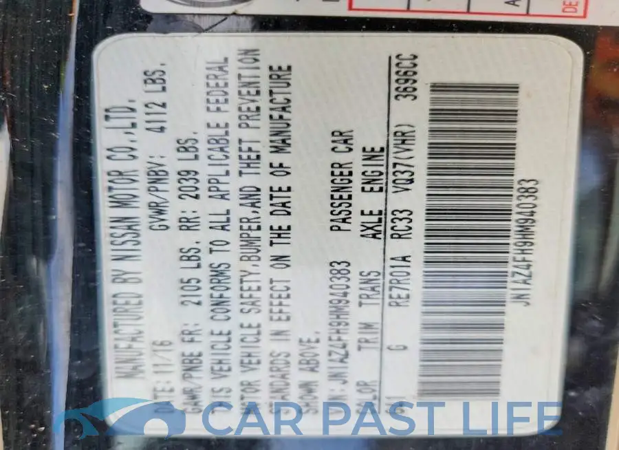 JN1AZ4FH9HM940383# 12