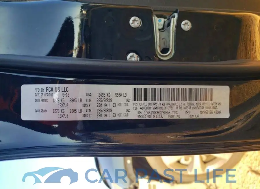 1C4PJMDX9KD230853# 13
