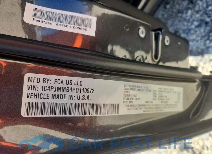 1C4PJMMB4PD110972# 12