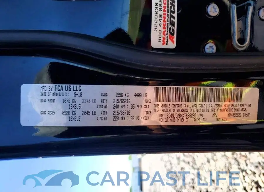 3C4NJCABXKT636290# 12