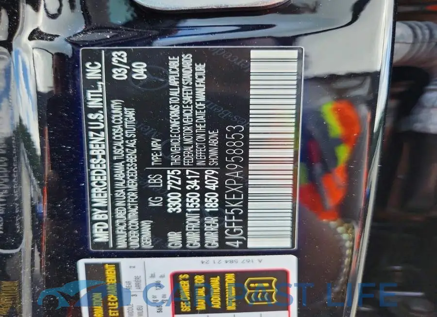 4JGFF5KEXPA958853# 13