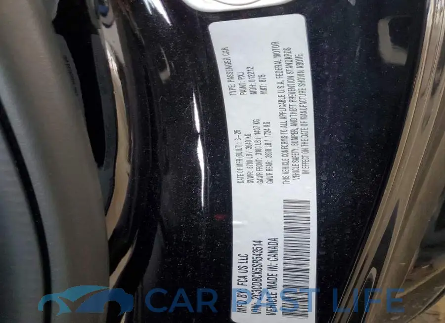 2C3CDBCK5SR543514# 12
