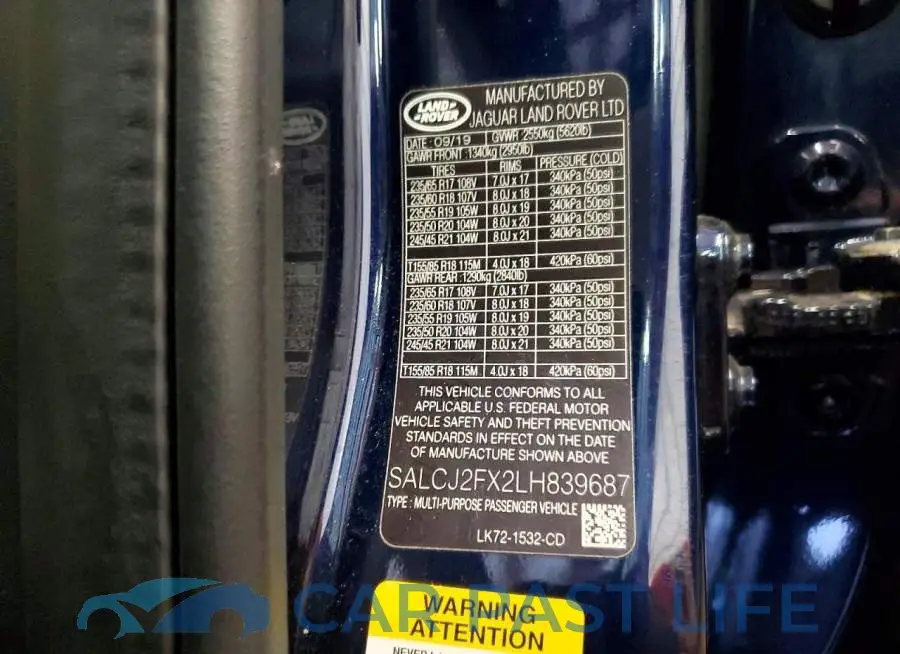SALCJ2FX2LH839687# 13