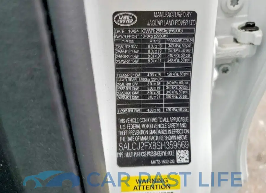 SALCJ2FX8SH359569# 14