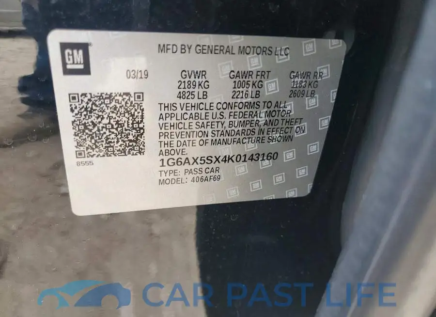1G6AX5SX4K0143160# 12