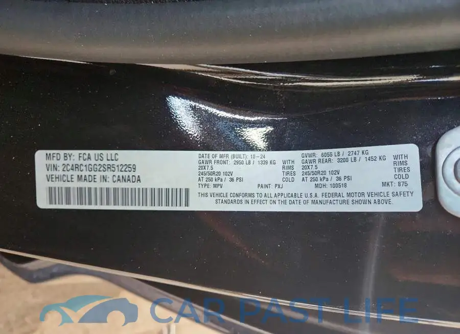 2C4RC1GG2SR512259# 13