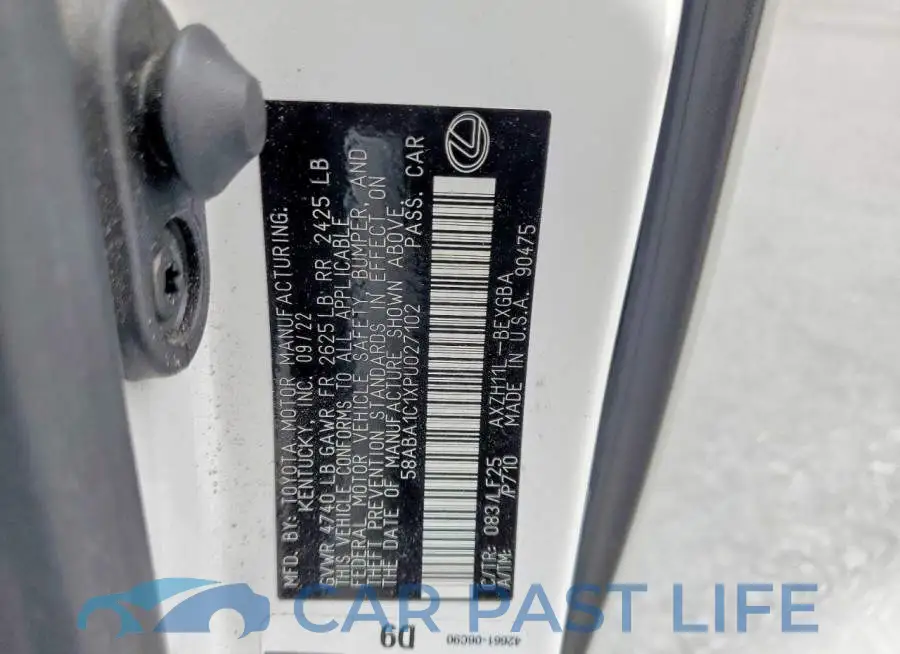 58ABA1C1XPU027102# 12