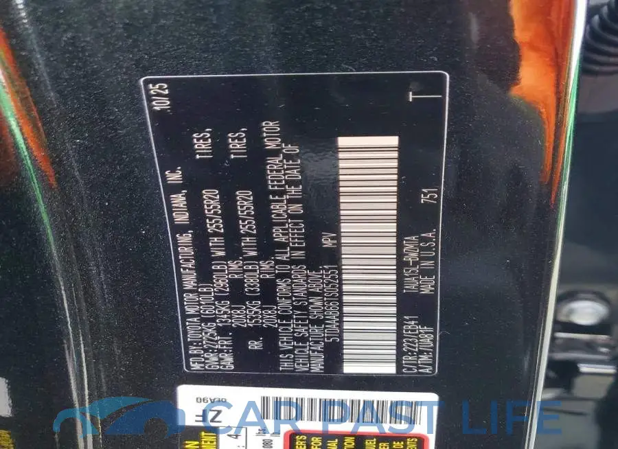5TDAAAB66TS052551# 13