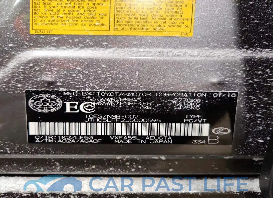 JTHC5LFF2J5000595# 13