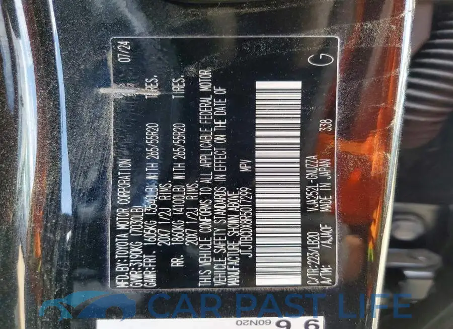 JTJTBCDX8R5017299# 13