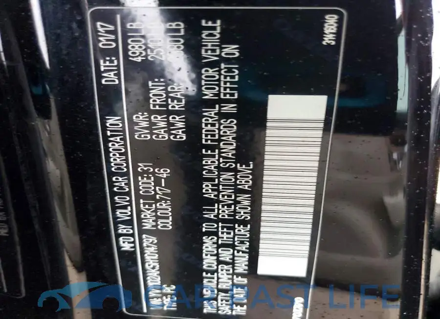 YV1102AK5H1014797# 12